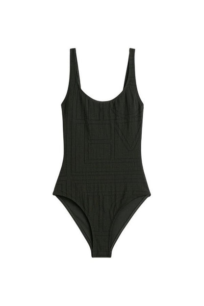 Monogram pointelle swimsuit — packshot