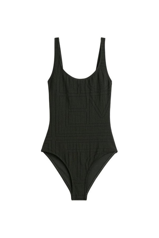 Monogram pointelle swimsuit — packshot
