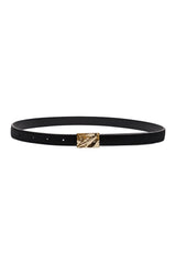 MORGAN LDS Pony-effect leather belt — packshot