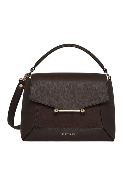 Mosaic Bag - Dark Chocolate Suede/Leather — packshot