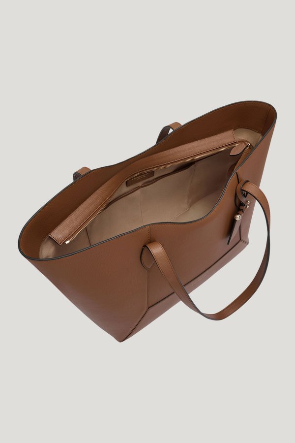 Mosaic Cabas - Hazelnut — model side