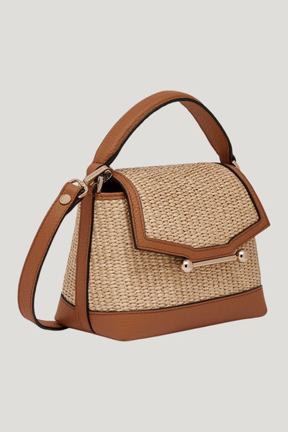 Mosaic Nano - Tan/Natural Raffia — model front