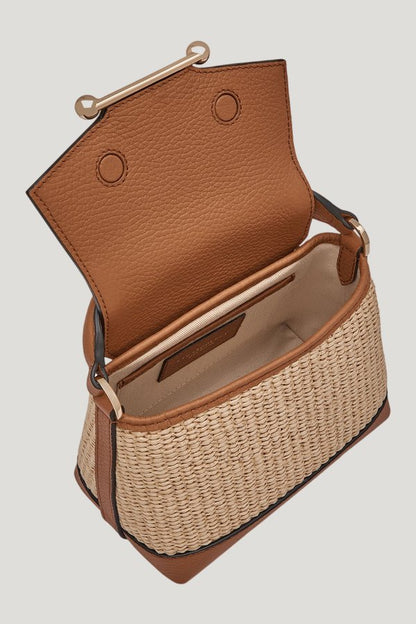 Mosaic Nano - Tan/Natural Raffia — model side