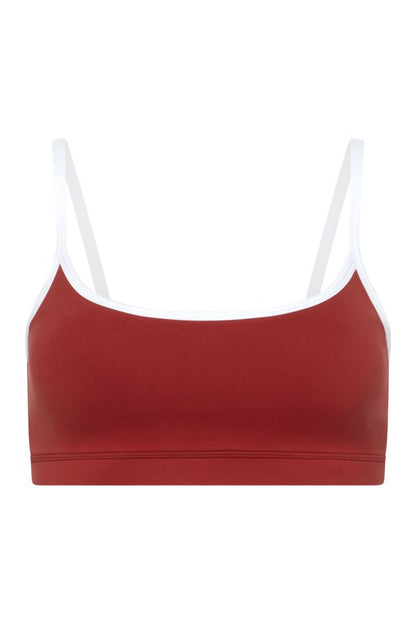 Motion Contrast Bra | Scarlet — packshot