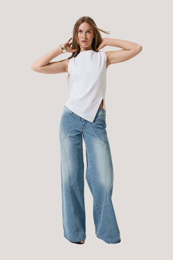 Nerd jeans — model front