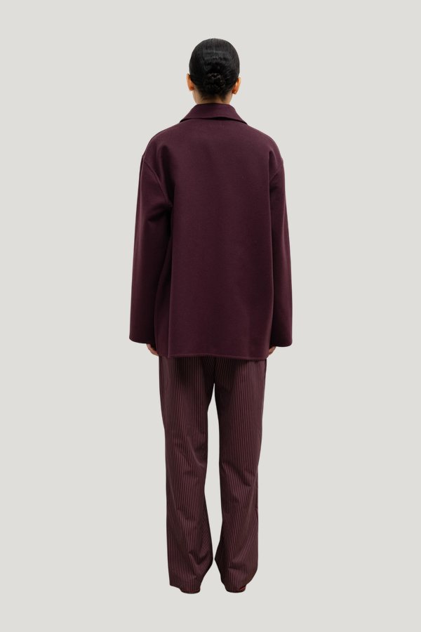 Noah Button Down Jacket — model side