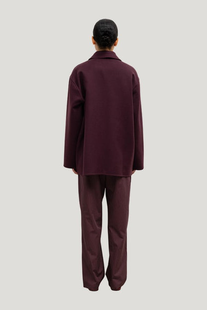 Noah Button Down Jacket — model side