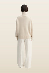 Nola Turtleneck Sweater, vanilla — carry 4