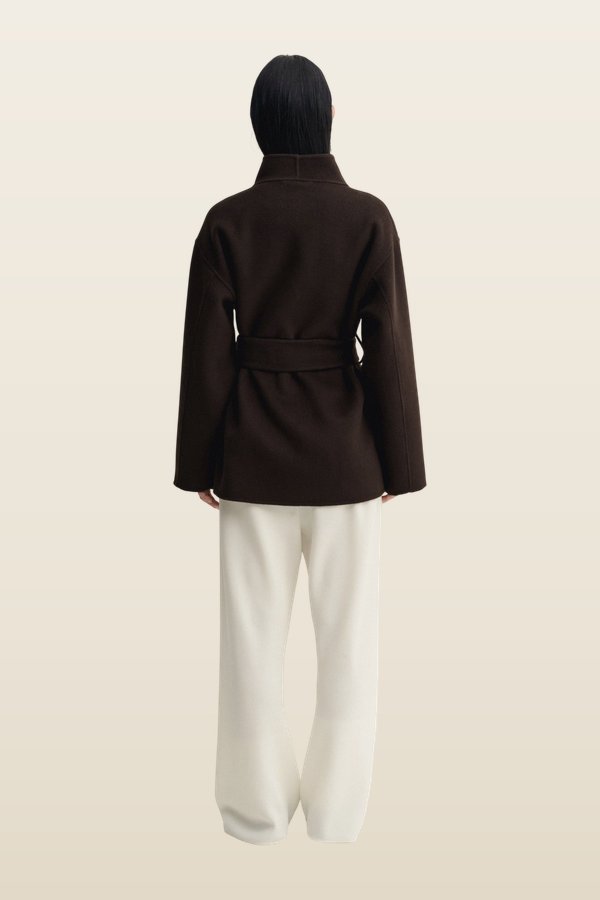 Noorie Doublé Coat, — model back