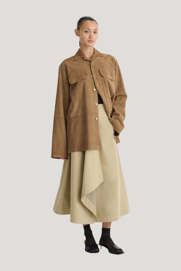 Kohar - Suede jacket — model front