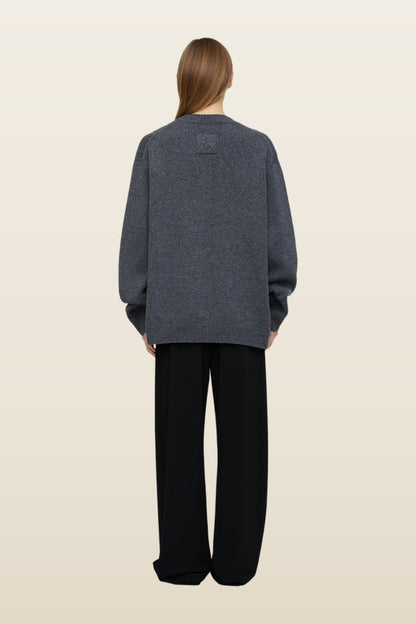 Renea - Wool blend sweater — model back