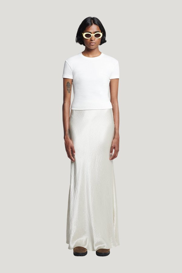 Axton - Cropped t-shirt — model front
