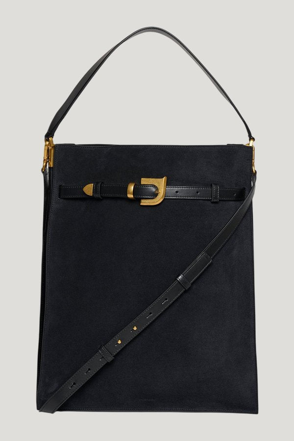 Harmonica Maxi - Suede bag — extra