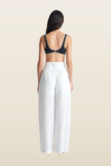 Jenci - Wide leg pants — model back