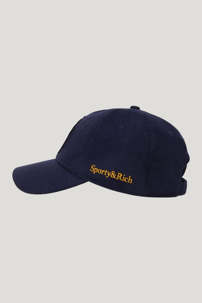 NY Crest Wool Hat — model side