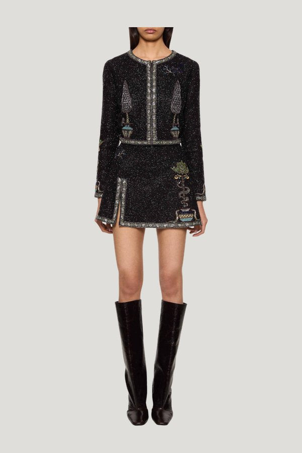 Poseidon Skirt - Onyx — model front