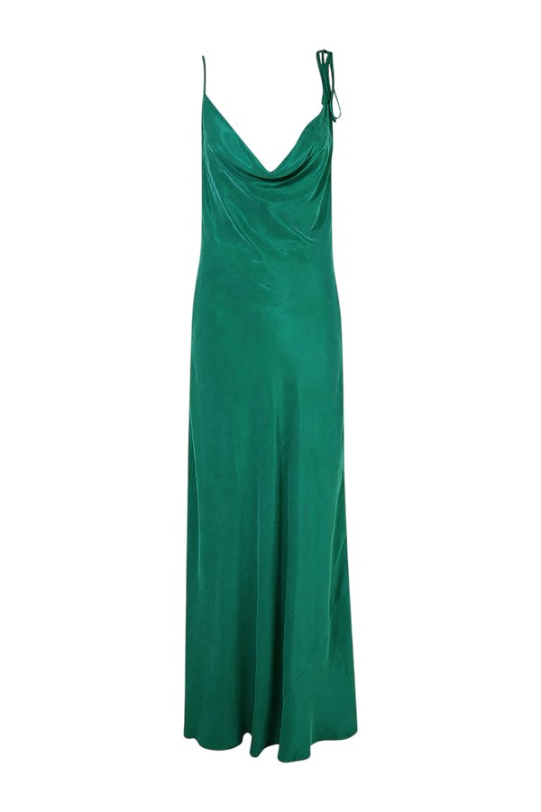 Ophelia Dress Green — packshot
