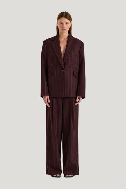 Ornella Pinstripe Blazer — carry 2