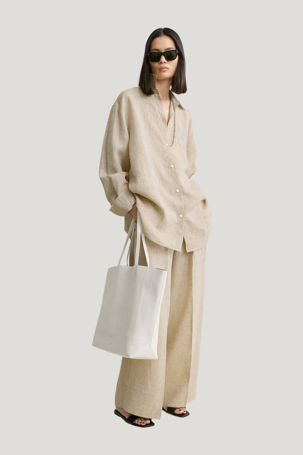 Oversized summer shirt natural — carry 2