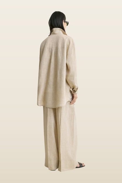 Oversized summer shirt natural — carry 4