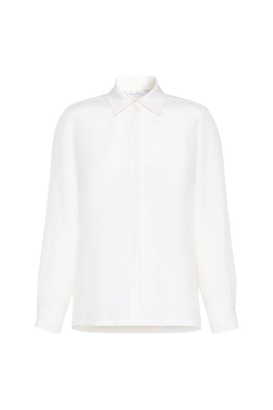 Silk crepe de chine shirt — packshot