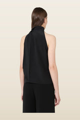 Sleeveless crepe de chine top — carry 4
