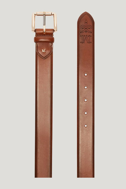 Leather belt — model front