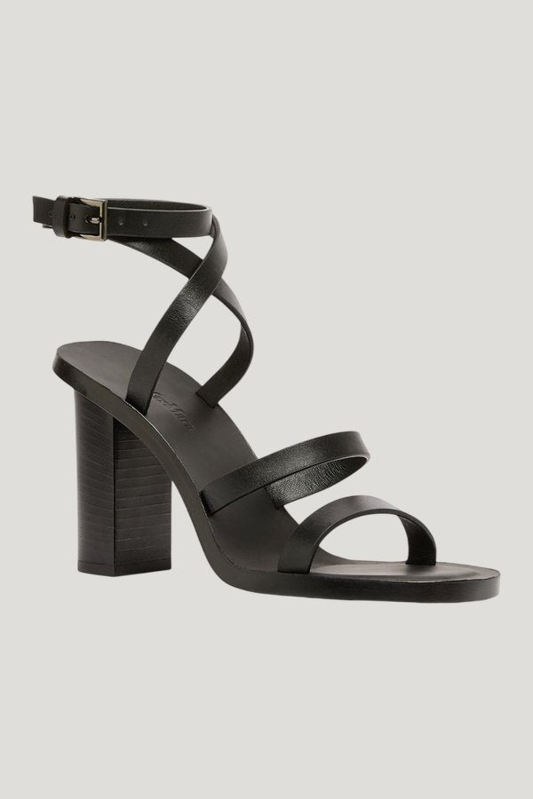 Leather sandals — model front