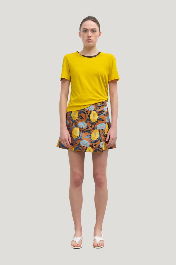 Pam Wrap Skirt — model front