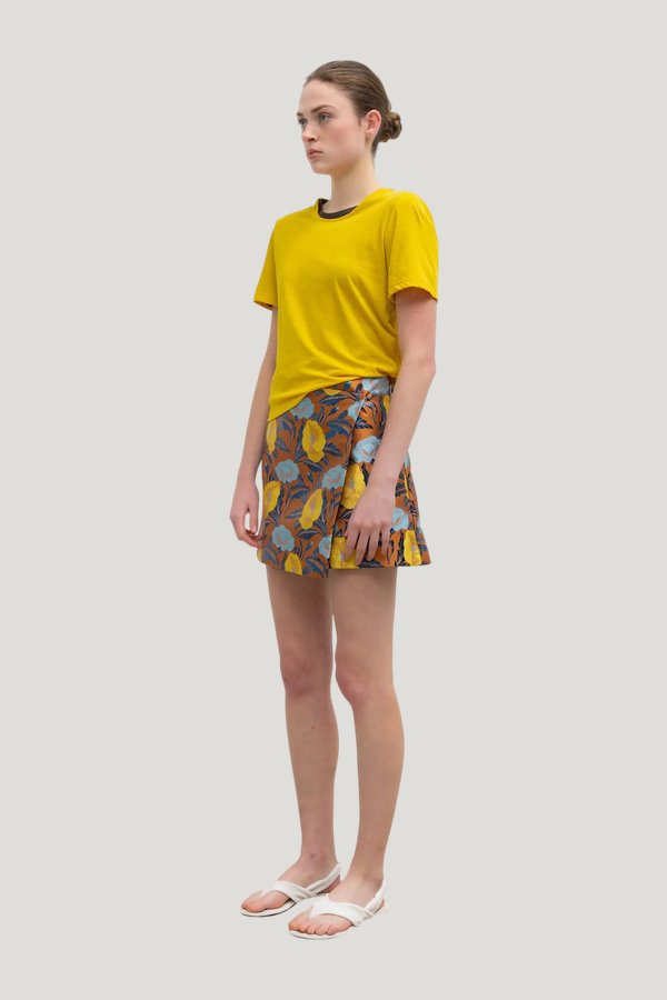 Pam Wrap Skirt — model side