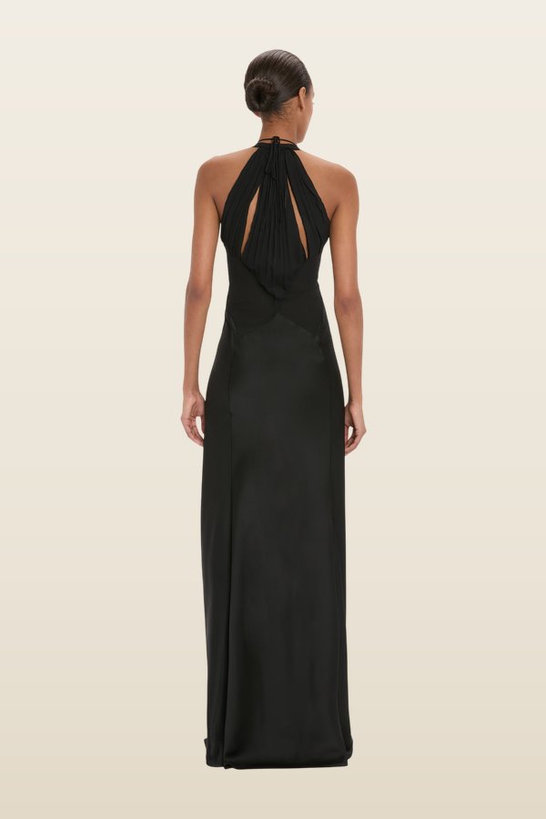Panelled Cami Gown — model back
