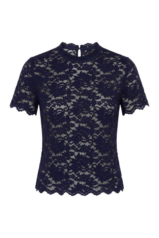 Perfect Short Sleeve Lace Top — packshot