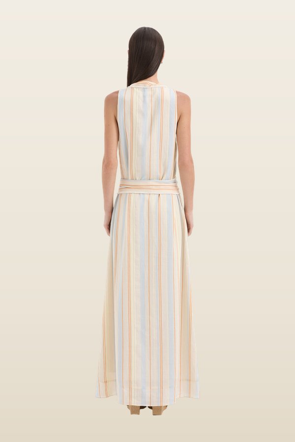 Pernille Scoop Neck Maxi Dress — model back