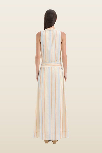 Pernille Scoop Neck Maxi Dress — model back