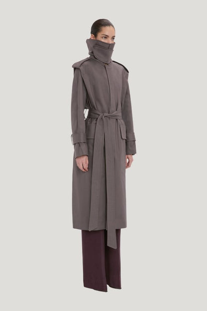 Philippa Trench Coat — model side