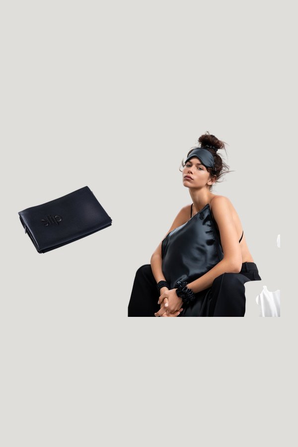 Black Queen Zippered Pillowcase — extra
