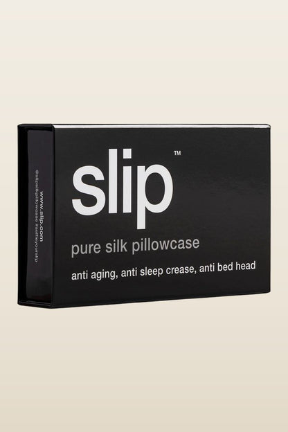 Black Queen Zippered Pillowcase — model back