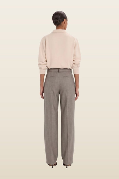 Pleated Trouser — model back
