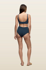 Plunge Bikini Top | Crispy — model back