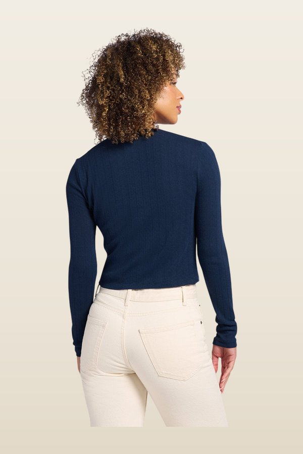 Pointelle Cardigan — carry 4