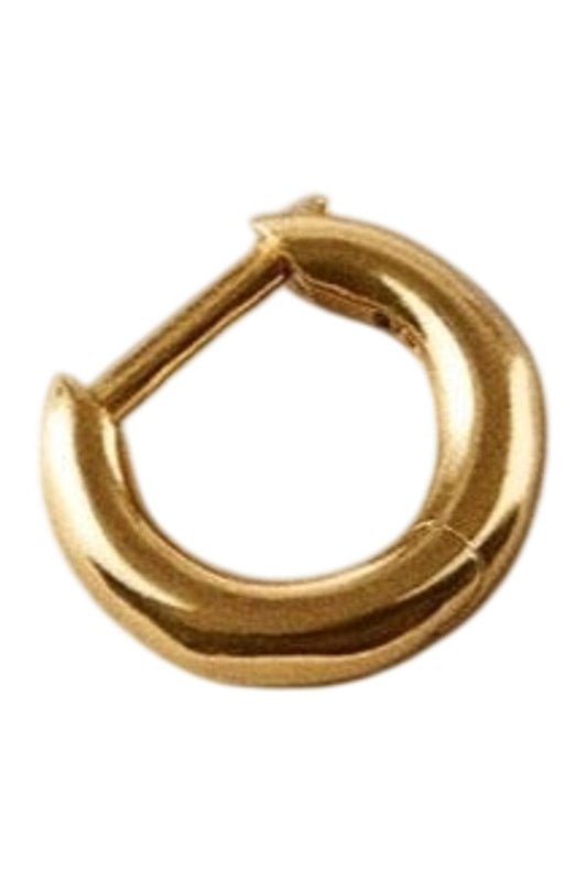 Polished Mini Hoop Gold — packshot