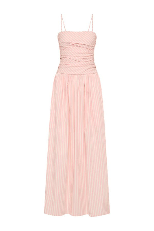 Portlligat Maxi Dress Carmen Stripe Peony — packshot