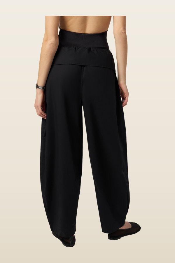 Pull On Fold Over Pant — model back