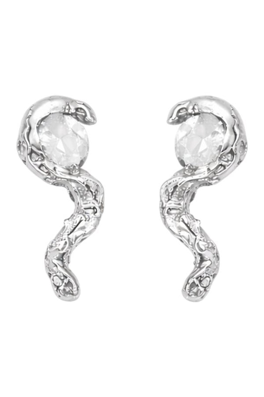 Puls Earrings Silver — packshot