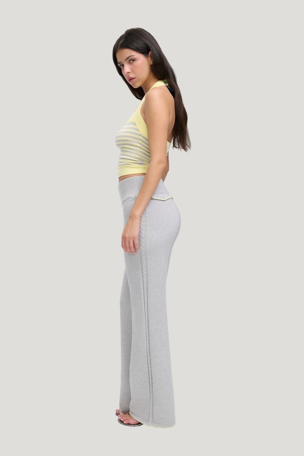 Quinn Knit Pants - Echo — model side