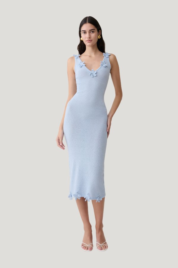 Rachael Knit Midi Dress — model front