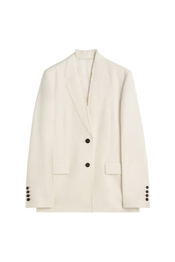 Raw lapel jacket — packshot