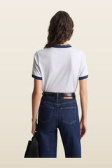 BH Riding Club Ringer Tee — model back