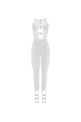 Rhinestoned Janice Jumpsuit Optic — packshot