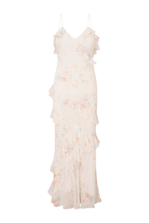 Rialto Floral Bow Print Maxi Dress — packshot